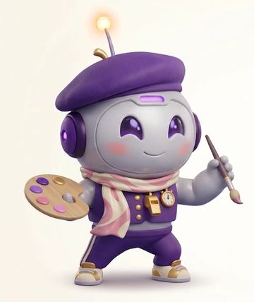 Content Creator Bot mascot